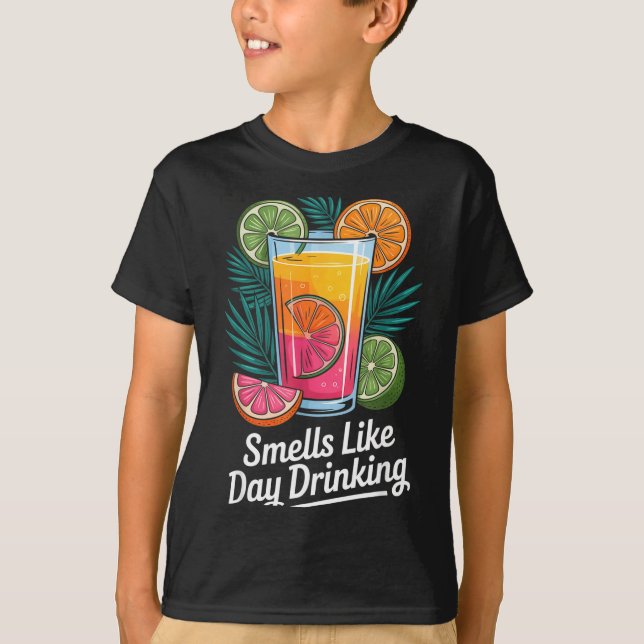 Camiseta Cheira a Beber de Dia _4 (Frente)