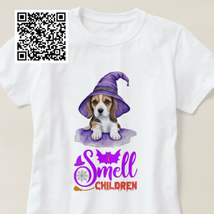 Camiseta Cheira A Bruxa De Beagle.