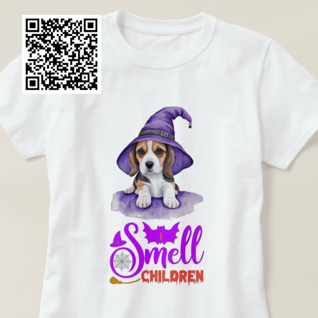 Camiseta Cheira A Bruxa De Beagle. (Criador carregado)