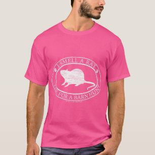 Camiseta Cheira A Caçada Do Barn De Rato
