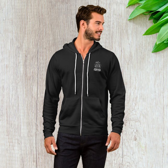 Camiseta Cheira A Cheio De Café Mens-Zip (Criador carregado)