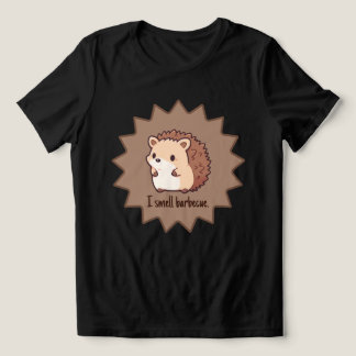 Camiseta Cheira churrasco Engraçado Hedgehog