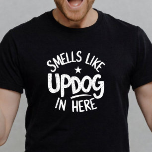 Camiseta Cheira como cachorro engraçado meme