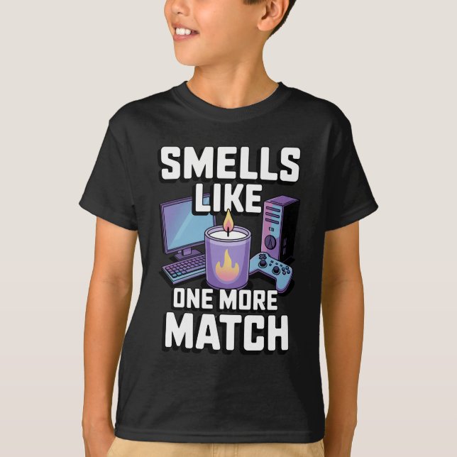 Camiseta Cheira como mais uma partida Presente de vela para (Frente)