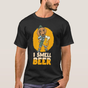 Camiseta Cheira-Me Cachorro De Cerveja No Partido Alemão Bá