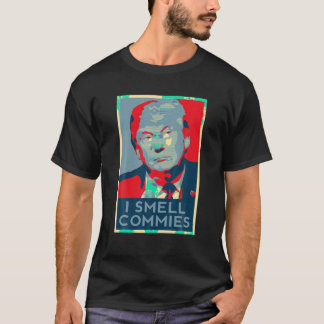 Camiseta Cheira-me "Commies Trump 2024" "Funny Donald Trump