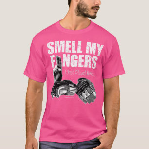 Camiseta Cheire As Minhas Dedos Cheirosas Luvas De Hóquei C