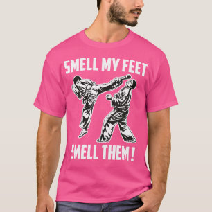 Camiseta Cheire Meu Pé - Caratê Engraçado