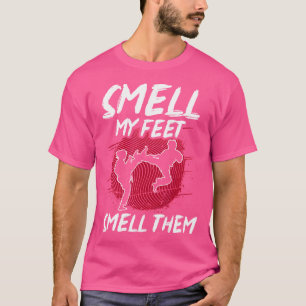 Camiseta Cheire Meu Pé Engraçado Taekwondo