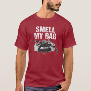 Camiseta Cheire meu saco (o fedor do hóquei)