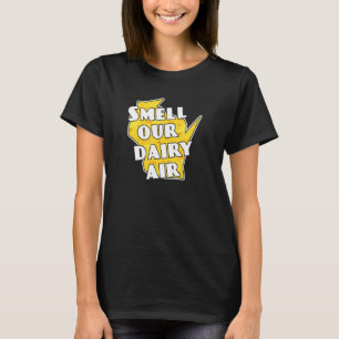 Camiseta Cheire Nosso Leite de Leite em Wisconsin