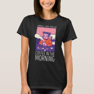 Camiseta Cheire O Café Fresco No Cafeine Dri Da Manhã