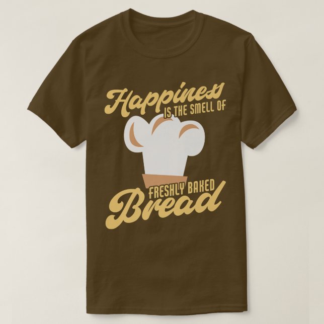 Camiseta Cheiro De Bread Funny Baking Baker (Frente do Design)