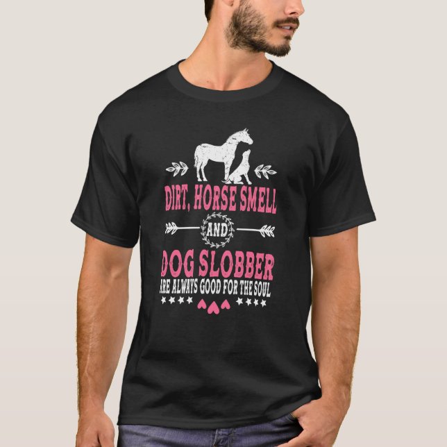 Camiseta Cheiro de Cavalo e Baba de Cachorro Sujo  1 (Frente)