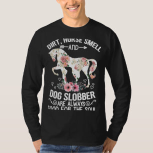 Camiseta Cheiro De Cavalo E Slobista De Cachorro Sempre Boa