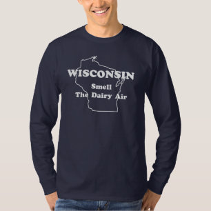 Camiseta Cheiro de Wisconsin a campainha longa da Capa do
