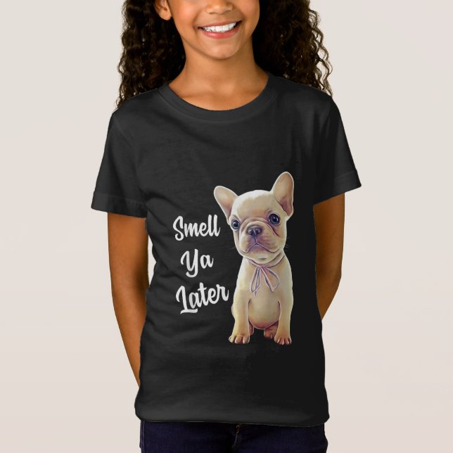 Camiseta Cheiro Mais Tarde Engraçado Presente Francês (Frente)