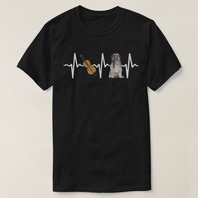 Camiseta Chello Pyrenean Shepherd Heard beat Lover  (Frente do Design)