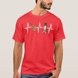 Camiseta Chello Toy Fo Terrier Heartbeat Dog Lover