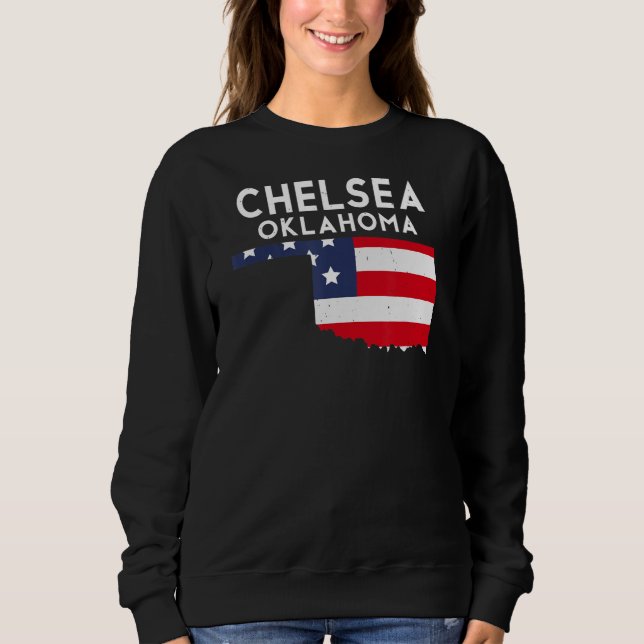 Camiseta Chelsea EUA State America Viagem Oklahoman (Frente)