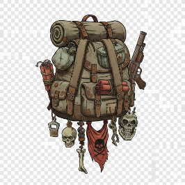 Camiseta Chem-Cook’s Carryall: Wasteland Wanderer Edition