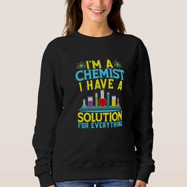 Camiseta Chemist Solution For Everything Chemistry (Frente)