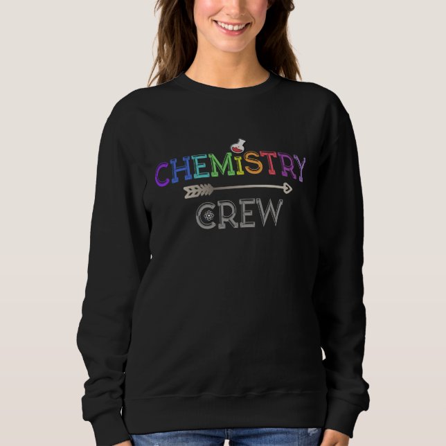 Camiseta CHEMISTRY CREW Teacher Science Student Team Lab Ge (Frente)