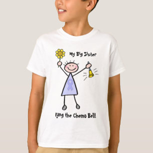 Camiseta Chemo Bell - mulher do cancer de estômago