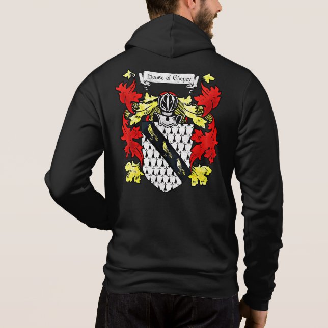 Camiseta Cheney Casaco de Braços Hoodie (Verso)