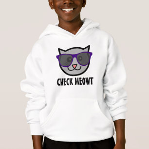 Camiseta Cheque as Crianças de Gato Engraçadas Boys & Girls