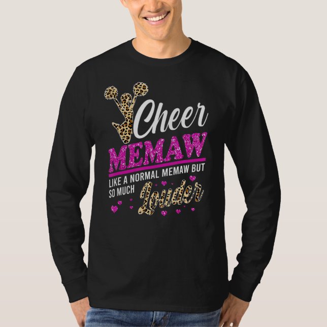 Camiseta Cheque Memaw A Maior Impressão Do Leopardo Do Vent (Frente)