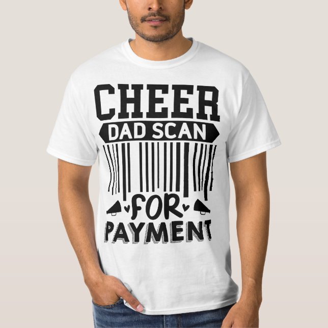 Camiseta Cheque Pai Engraçado Verificando O Pagamento (Frente)
