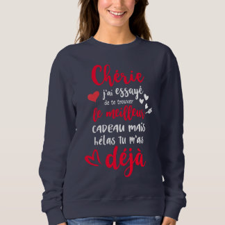 Camiseta Chérie J'ai Essayé De Te Trouver St Valentin Amour
