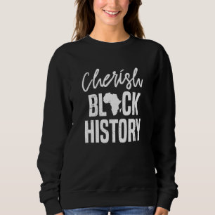 Camiseta Cherish Black History rouba homens mulheres afro-a