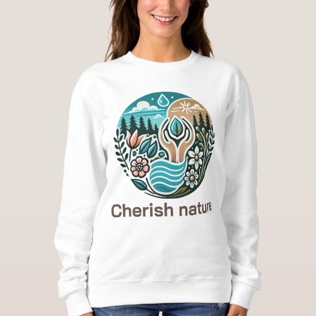 Camiseta Cherish nature (Frente)