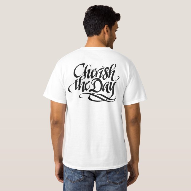 Camiseta Cherish, o dia (Parte Traseira Completa)
