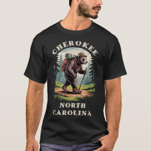 Camiseta Cherokee, Carolina do Norte Nc Blue Ridge Trilha U