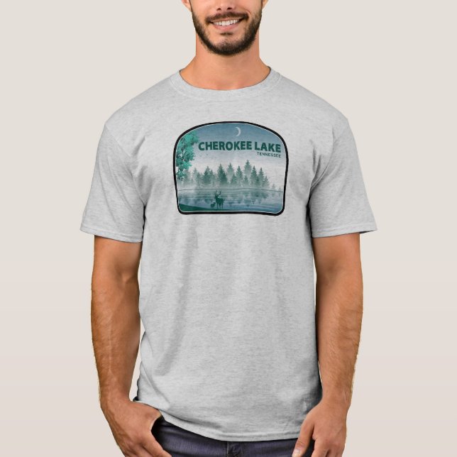 Camiseta Cherokee Lake Tennessee Deer (Frente)