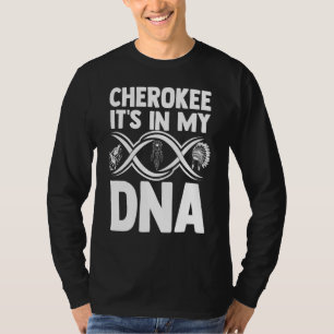 Camiseta Cherokeedna Native American Indígenas Head