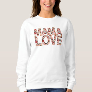 Camiseta Cherries Mama Love Typografia Sweet