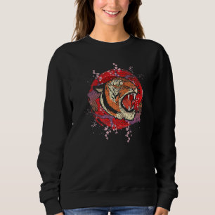 Camiseta Cherry Blossom Animal Sakura Ásia Predator Wild Ca