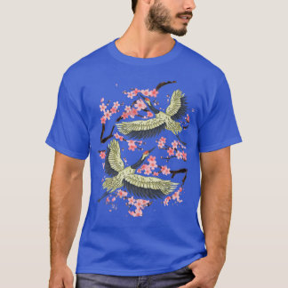 Camiseta Cherry Blossom - Arte Japonesa - Crane