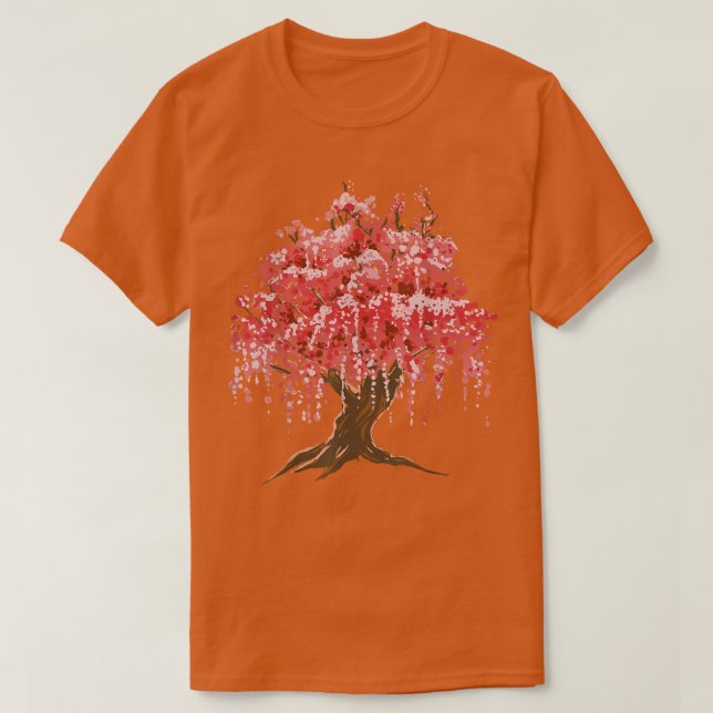 Camiseta Cherry Blossom Árvore Sakura Natureza Japonesa (Frente do Design)