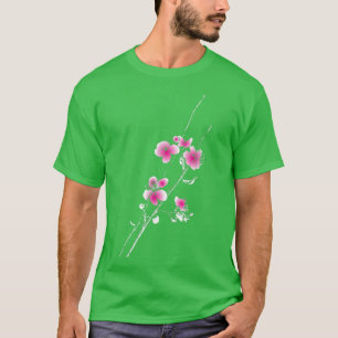 Camiseta Cherry Blossom Branch Sakura Flowers Festival em S