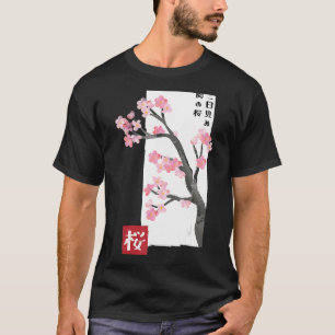Camiseta Cherry Blossom Japão Sakura Festival Vintage Japão