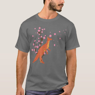 Camiseta Cherry Blossom Kangaroo Animal Japonês Sakura Flo