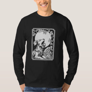 Camiseta Cherry Blossom Moon Brittany Spaniel - Pet Dog Bre