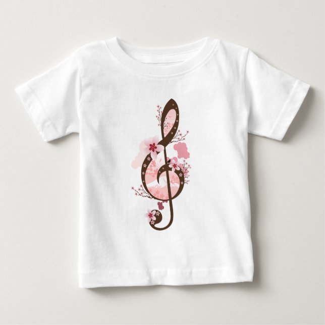 Camiseta Cherry Blossom Music (Frente)
