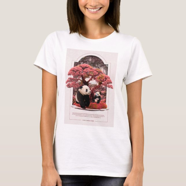 Camiseta Cherry Blossom Panda (Frente)