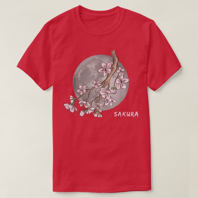 Camiseta Cherry Blossom Sakura (Frente do Design)